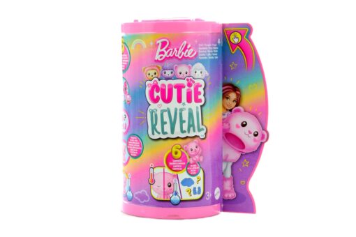 Mattel Barbie Cutie Reveal Chelsea pastelová edice - medvěd