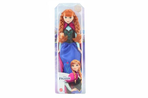 Mattel Frozen panenka - Anna v modro-černých šatech