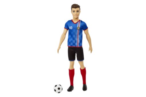 Mattel Barbie Fotbalová panenka - Ken v modrém dresu - Image 5