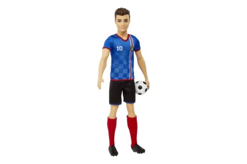 Mattel Barbie Fotbalová panenka - Ken v modrém dresu - Image 6