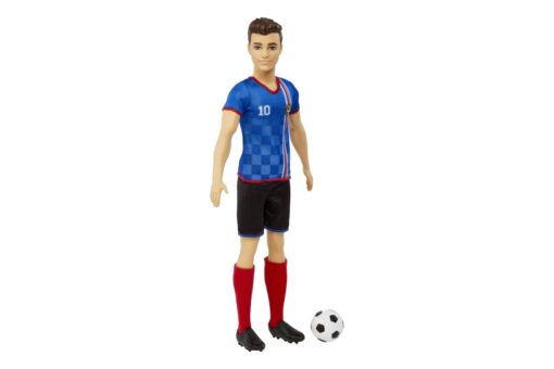 Mattel Barbie Fotbalová panenka - Ken v modrém dresu - Image 7