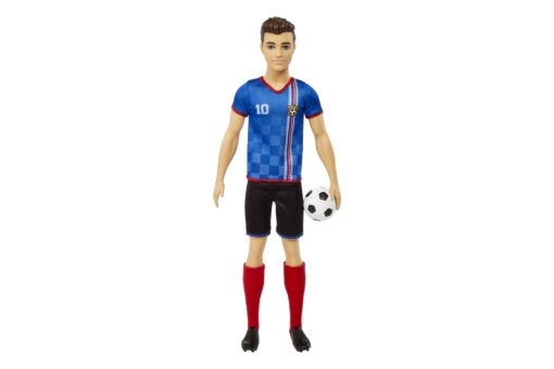 Mattel Barbie Fotbalová panenka - Ken v modrém dresu - Image 8