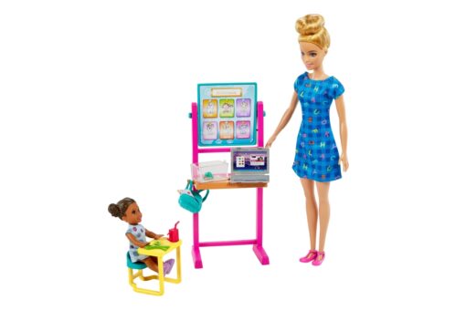 Mattel Barbie Povolání herní set s panenkou - učitelka v modrých šatech - Image 10