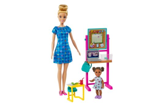 Mattel Barbie Povolání herní set s panenkou - učitelka v modrých šatech - Image 7