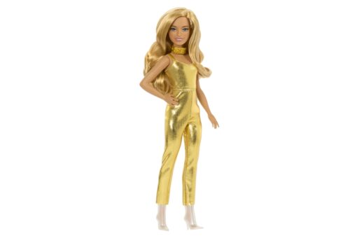 Mattel Barbie Modelka - zlatý overal - Image 3