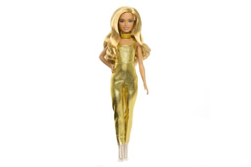 Mattel Barbie Modelka - zlatý overal - Image 5