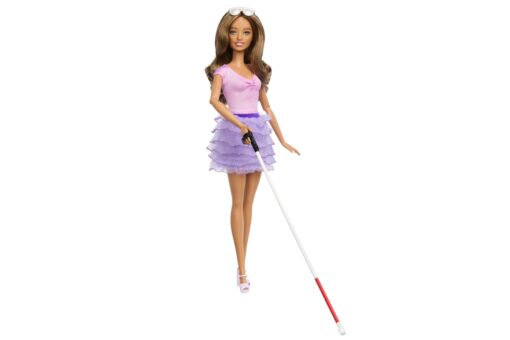 Mattel Barbie Modelka - fialová sukně s volánky - Image 4