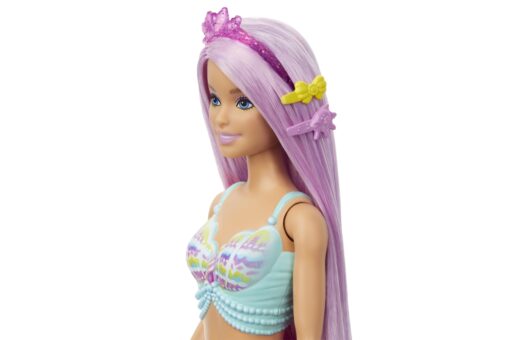 Mattel Barbie Pohádková panenka s dlouhými vlasy - mořská panna - Image 4