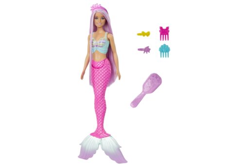 Mattel Barbie Pohádková panenka s dlouhými vlasy - mořská panna - Image 6